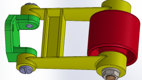 Solidworks 3D tasarım örneği
