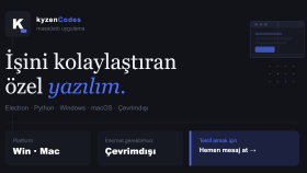 size özel masaüstü uygulamalar geliştiriyorum