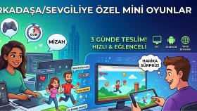 kişiye özel eğlenceli ve mizahi oyunlar yapabilirim