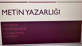 sizlere dilediğiniz konuda başarılı bir metin yazabilirim