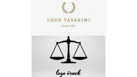 Avukatlar İçin Sade Özel Logo Tasarımları
