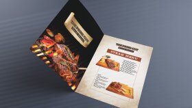 Steak Menü Tasarımı