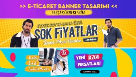 Eticaret Banner Tasarım (Gerçek Örnekler)