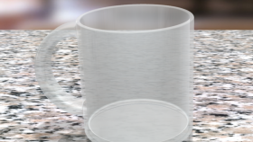 3D Bardak Tasarımı ve Rendering
