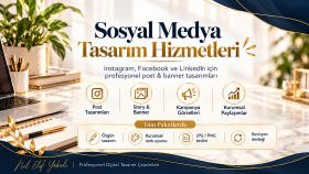 sosyal medya için özgün post ve banner tasarlarım