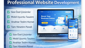 profesyonel anahtar teslim web sitesi yapıyorum