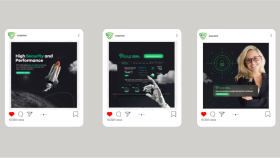 SSL & Teknoloji Markaları için Instagram Tasarımı