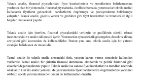 borsa- teknik analiz nedir?