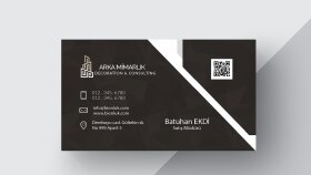 QrKodlu Kartvizit Tasarım