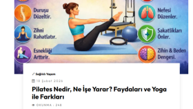 Pilates Nedir, Ne İşe Yarar? Faydaları ve Yoga İle Farkları