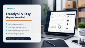 trendyol ve etsy mağazalarınızı profesyonel yönetebilirim