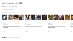 Trendyol değerlendirmelerinin E-ticaret sitesine entegresi