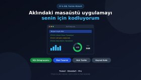istediğiniz masaüstü uygulamayı geliştirebilirim
