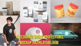 profesyonel mockup hazırlayabilirim