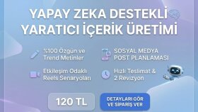 markanıza özel özgün sosyal medya metinleri hazırlarım
