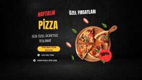 Pizza Kampanya Afişi - Sosyal Medya Tasarımı