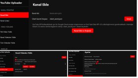 YouTube Uploader - Çoklu Kanal Video Yayınlama Yazılımı