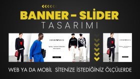 banner ya da slider tasarımlarınızı yapabilirim