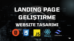 React ve Tailwind ile duyarlı landing page yaparım