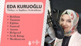 reklam metinlerinizi seslendirebilirim