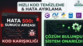 ASP.NET ve web projelerinizdeki hataları gideririm