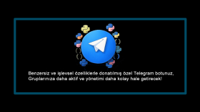 özelleştirilmiş ve özel telegram botu yaparım
