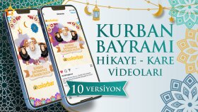 KURBAN BAYRAMI HIKAYE-KARE VIDEOLARI (10 ADET)