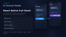 E-Ticaret Mobil Uygulama – React Native ile Full Stack Geliş