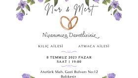 istediğiniz davet tasarımlarında size yardımcı olabilirim