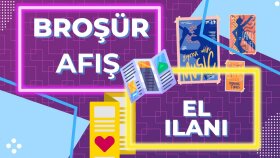 broşür afiş ve el ilanı tasarlarım