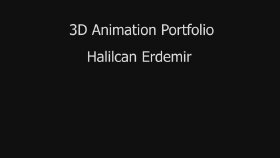 3D Karakter Animasyonu Portfolio