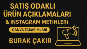 metin yazarıyım istediğiniz içeriği üretiyorum