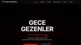 Gece Gezenler - Sürükleyici YouTuber Web Sitesi Tasarımı
