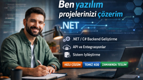ihtiyaçlarınıza uygun yazılım geliştiririm