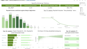 Kaggle Dereceli: Dinamik Spotify Veri Analizi ve Panosu
