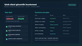 Web sitesi güvenlik incelemesi