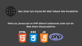 sizin için modern bir web sitesi hazırlarım