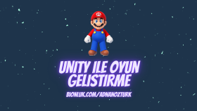 Unity ile oyun geliştirebiliyorum