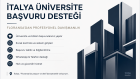 İtalya üniversite başvuru danışmanlığı yaparım