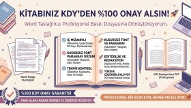 kitabınızı KDY standartlarında yayına hazırlıyorum