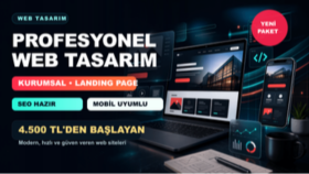 premium web sitesi ve landing page tasarlarım