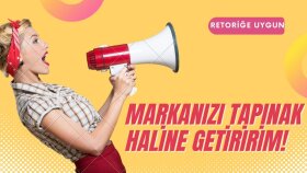 Ben, markanızı tapınak yapacak sloganlar üretirim