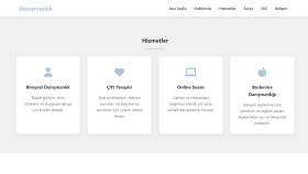 psikolog ve diyetisyenler için tek sayfa websitesi yaparım