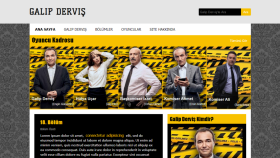 Galip Derviş Web Sitesi - Arayüz Tasarımı