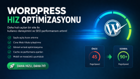 Wordpress sitenizi hızlandırırm, sitenizi optimize ederim