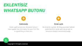 WhatsApp Butonu
