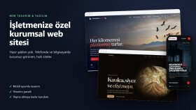 işletmenize özel mobil uyumlu kurumsal site yaparım