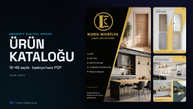 16–48 sayfalık ürün kataloğu tasarlarım