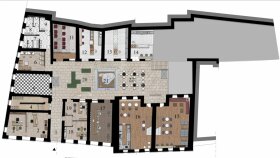 RENKLİ KAT PLANI/ KESİT BOYAMA