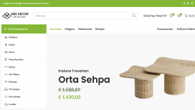 abkdecor.com için e ticaret sitesi yapıldı
